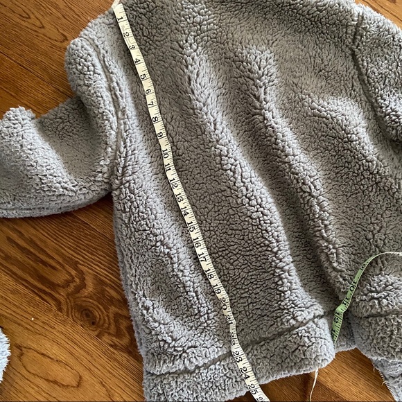 💛 oversized teddy zip up jacket - Picture 5 of 5